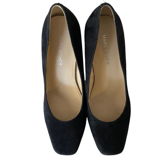 Marc Fisher black suede  pumps size 6 - Picture 2 of 11